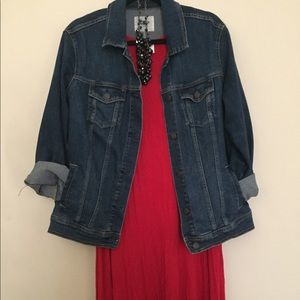 Old Navy Red Swing Dress XL Tall